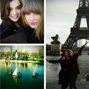 Taylor Swift, Hailee Steinfeld, Paris Twit Pic Taylor Swift, Hailee Steinfeld, Paris Twit Pic